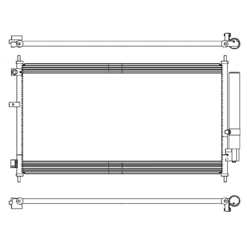 Reach International 31-3592 A/C Condenser