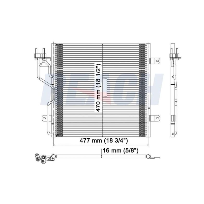 Reach International 31-3596 A/C Condenser