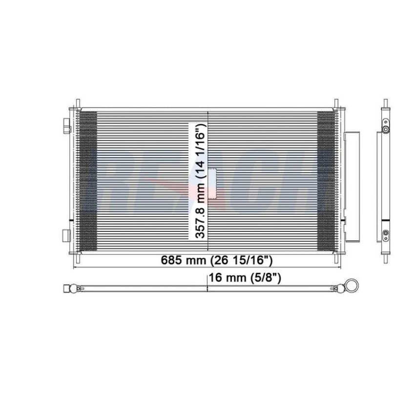 Reach International 31-3599 A/C Condenser