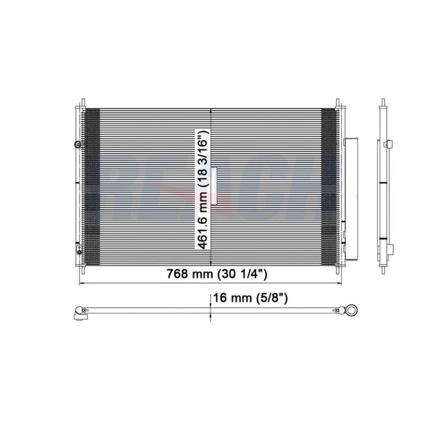 Reach International 31-3600 A/C Condenser