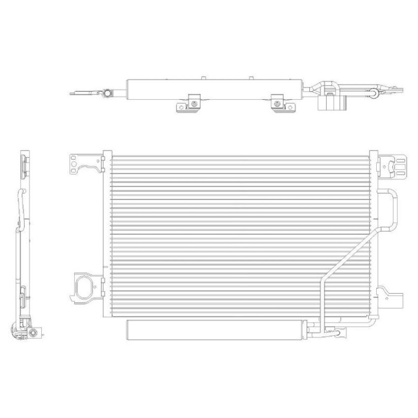 Reach International 31-3636 A/C Condenser