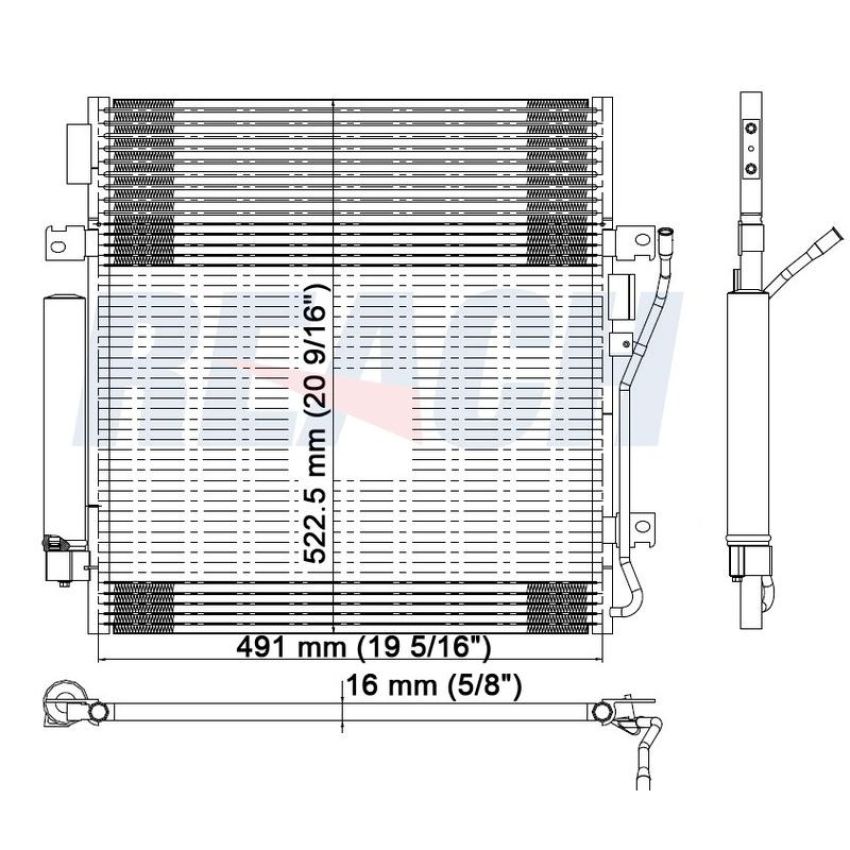 Reach International 31-3664 A/C Condenser