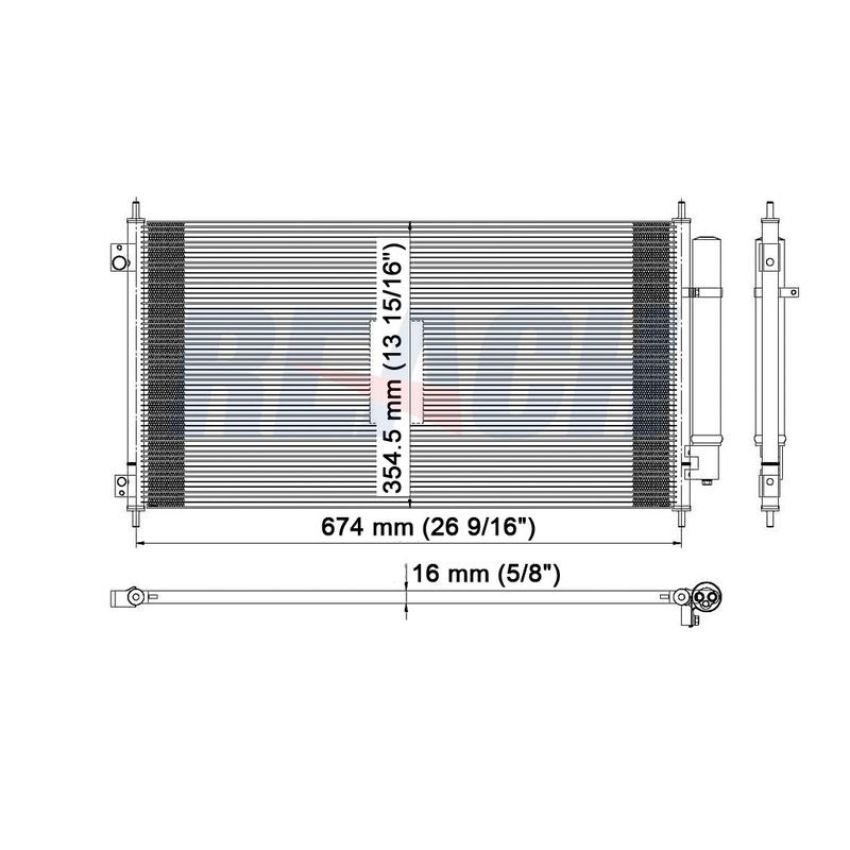 Reach International 31-3669 A/C Condenser