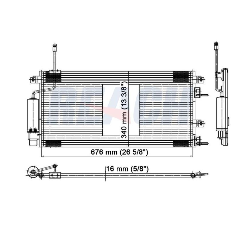 Reach International 31-3674 A/C Condenser