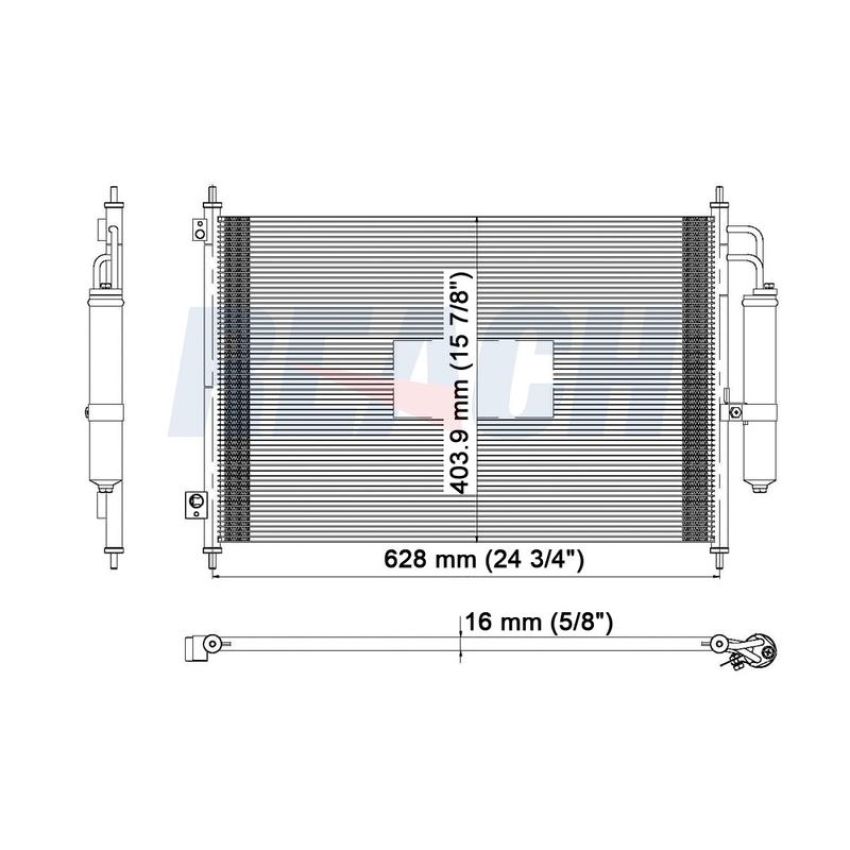 Reach International 31-3680 A/C Condenser