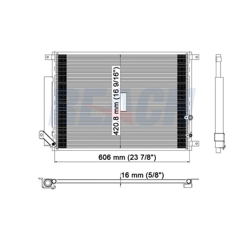 Reach International 31-3688 A/C Condenser