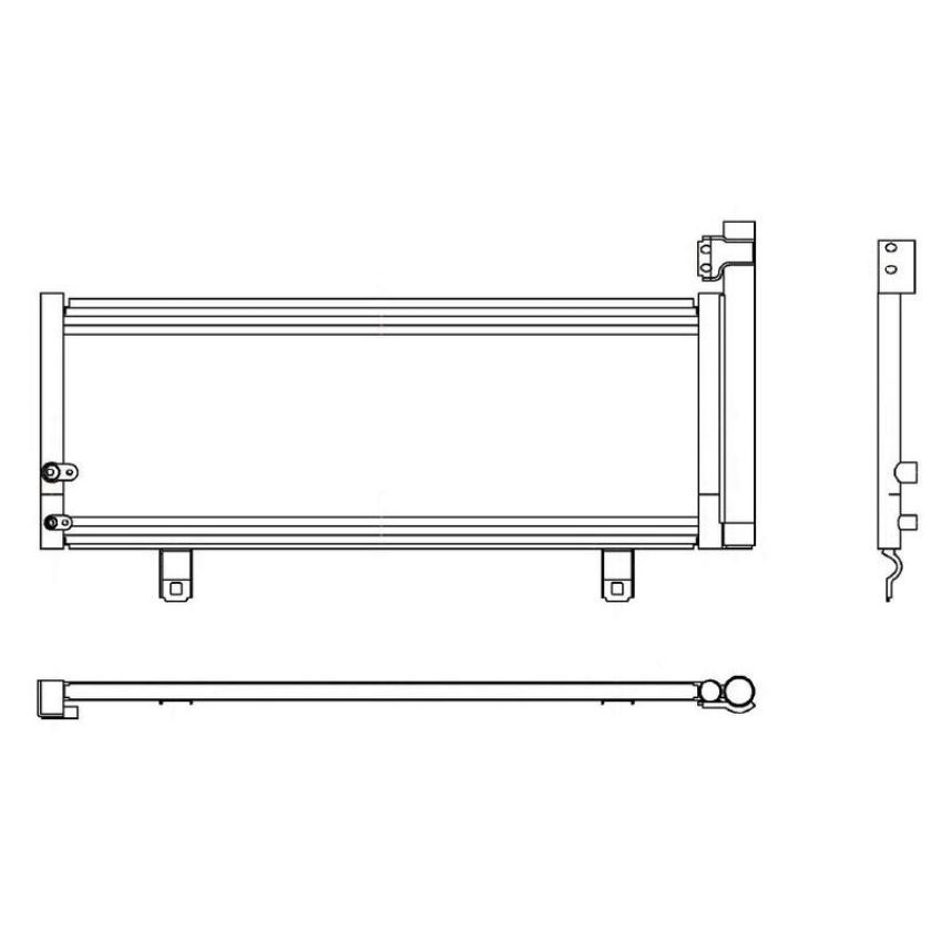 Reach International 31-3694 A/C Condenser