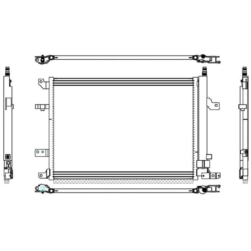 Reach International 31-3737 A/C Condenser
