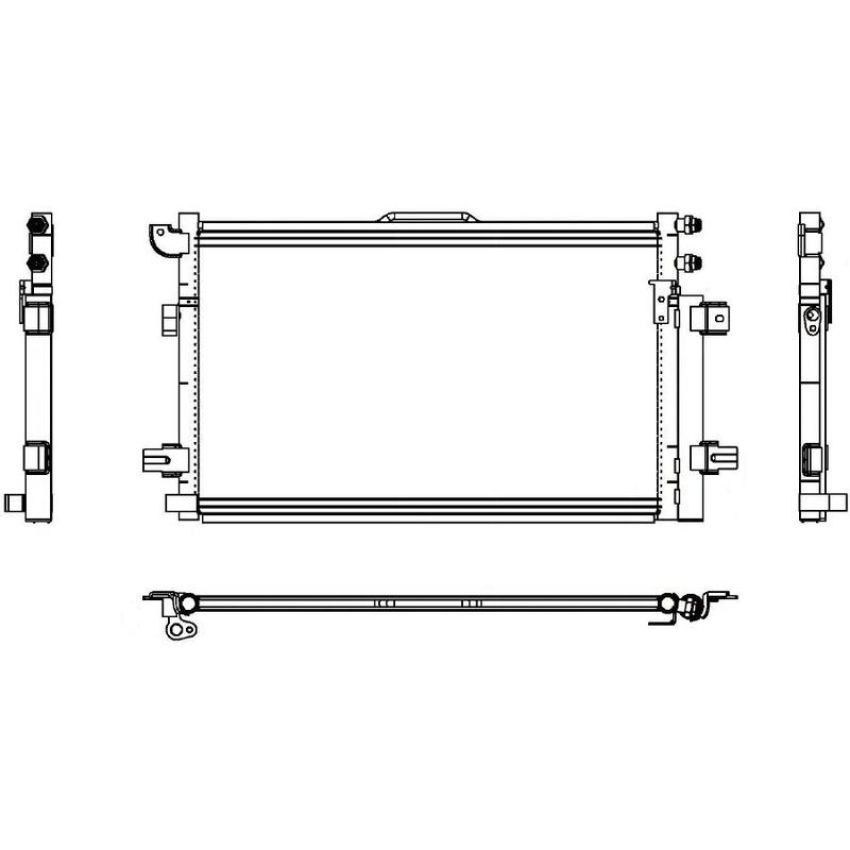 Reach International 31-3746 A/C Condenser