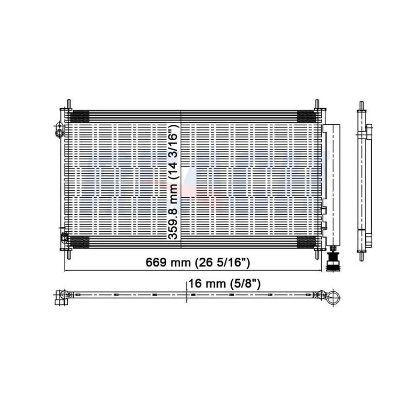 Reach International 31-3766 A/C Condenser