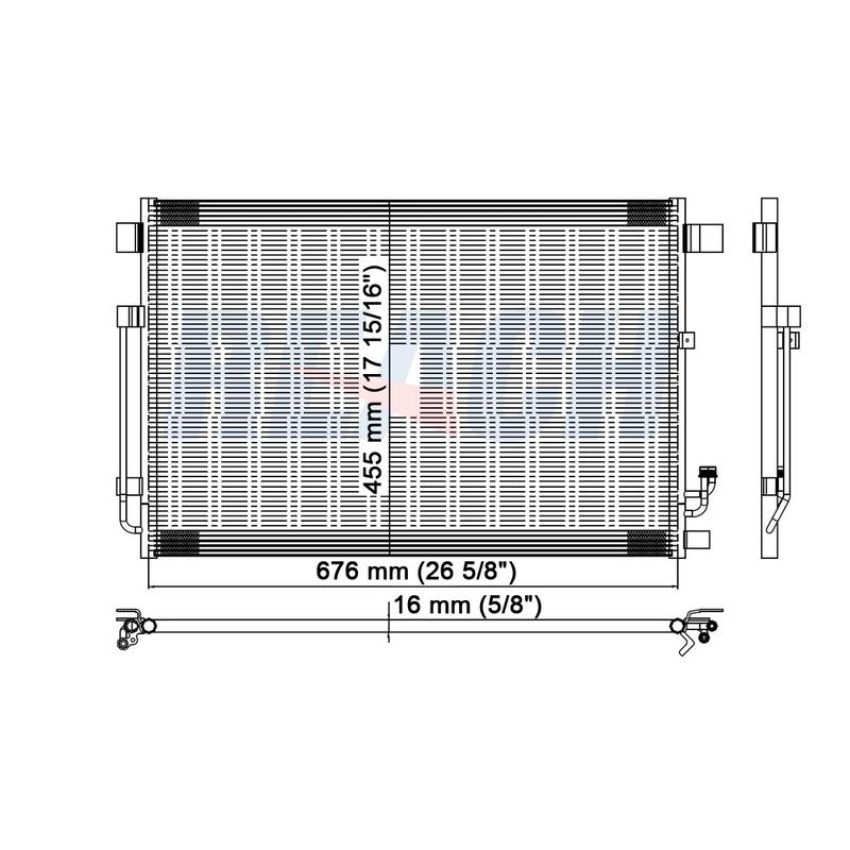 Reach International 31-3774 A/C Condenser