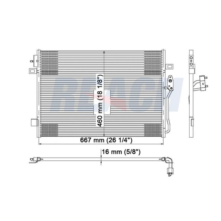 Reach International 31-3776 A/C Condenser