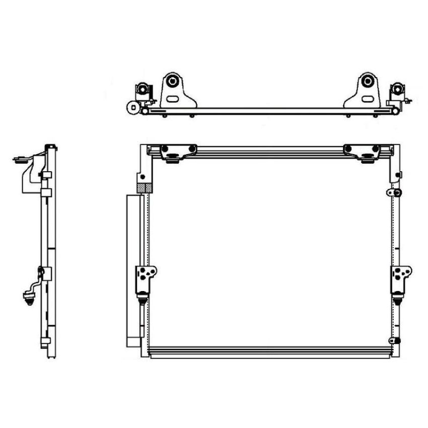 Reach International 31-3792 A/C Condenser