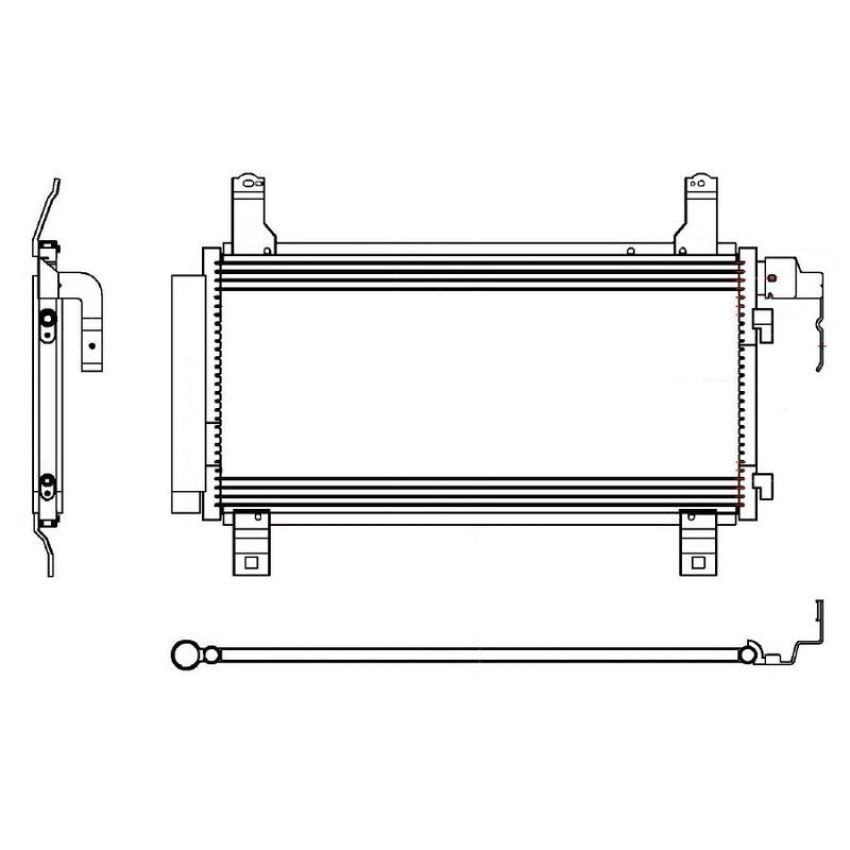 Reach International 31-3793 A/C Condenser