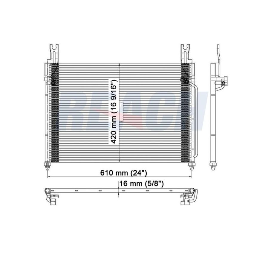 Reach International 31-3846 A/C Condenser