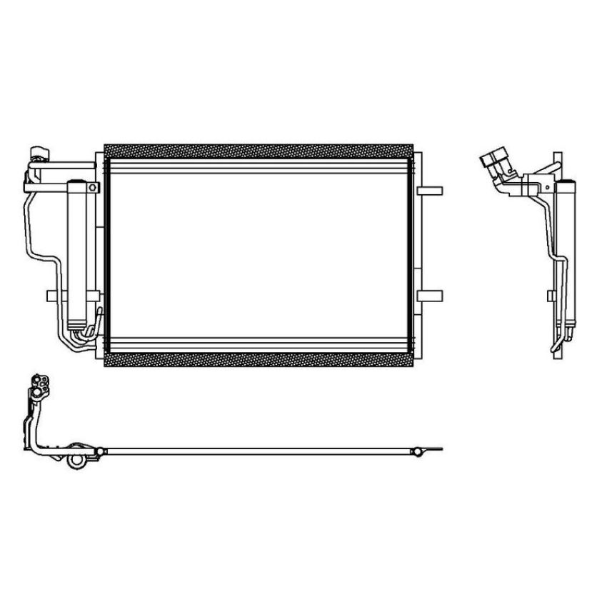 Reach International 31-3866 A/C Condenser