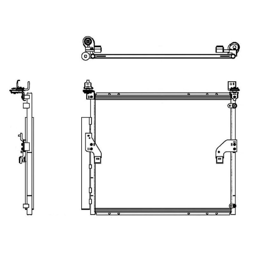 Reach International 31-3870 A/C Condenser