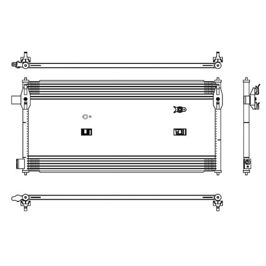 Reach International 31-3876 A/C Condenser