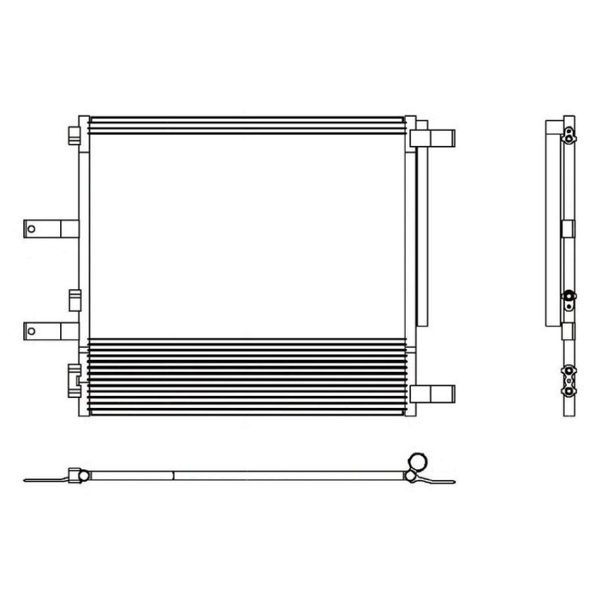 Reach International 31-3878 A/C Condenser