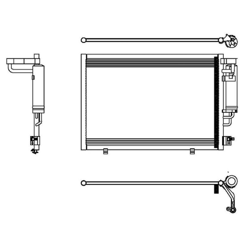 Reach International 31-3881 A/C Condenser