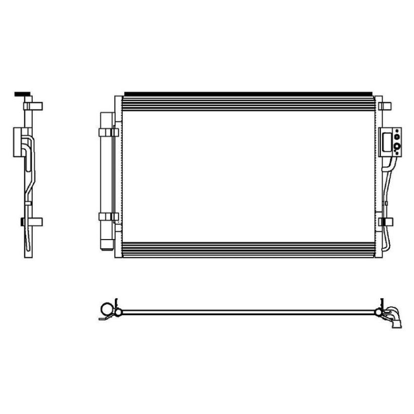 Reach International 31-3882 A/C Condenser