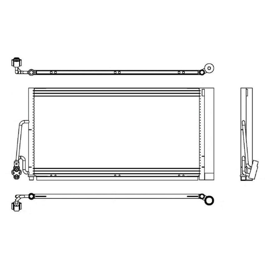 Reach International 31-3884 A/C Condenser
