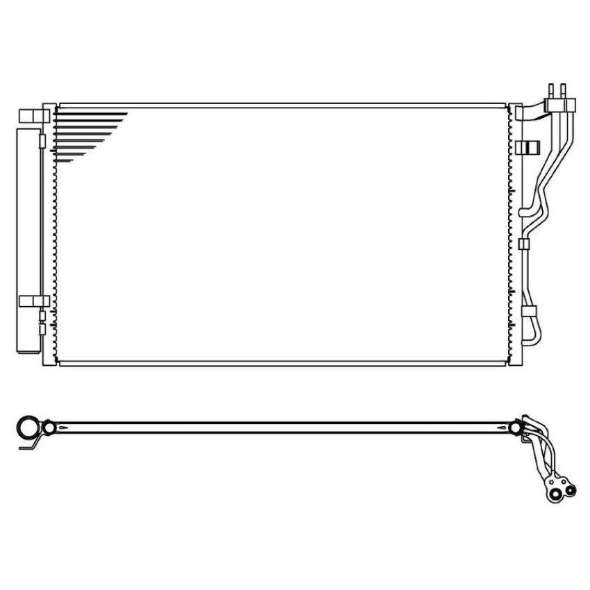 Reach International 31-3888 A/C Condenser