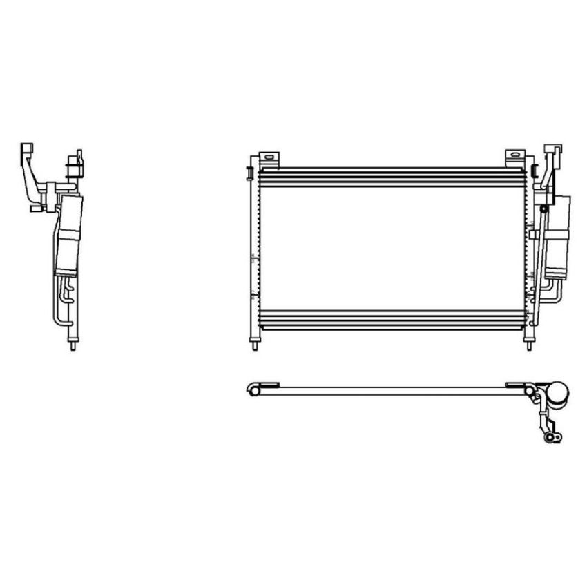 Reach International 31-3891 A/C Condenser