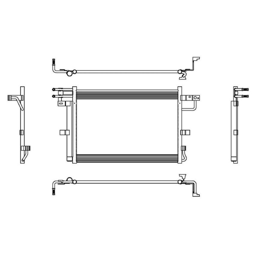 Reach International 31-3911 A/C Condenser