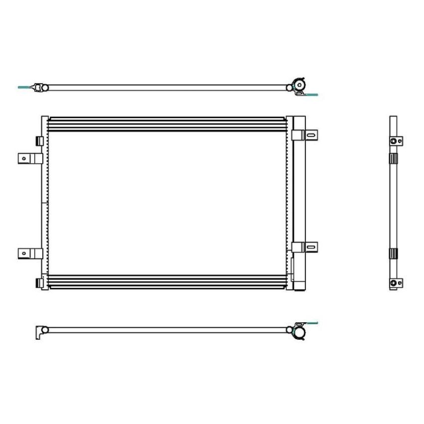 Reach International 31-3936 A/C Condenser