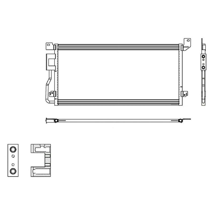 Reach International 31-3946 A/C Condenser