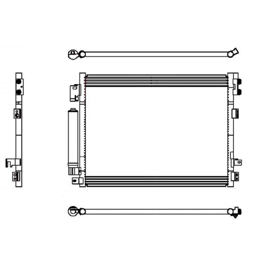Reach International 31-3948 A/C Condenser