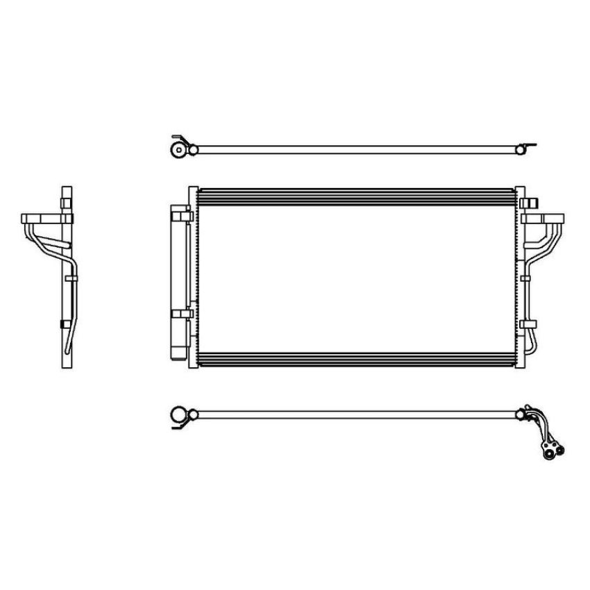 Reach International 31-3983 A/C Condenser