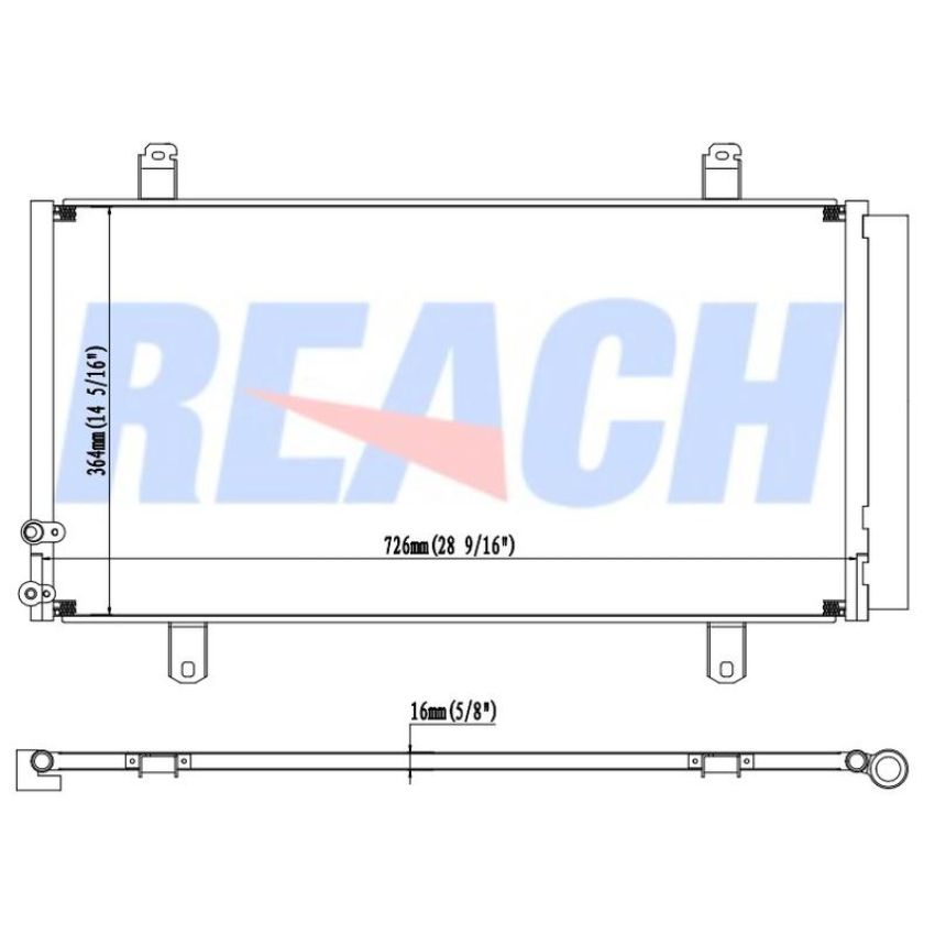 Reach International 31-3995 A/C Condenser