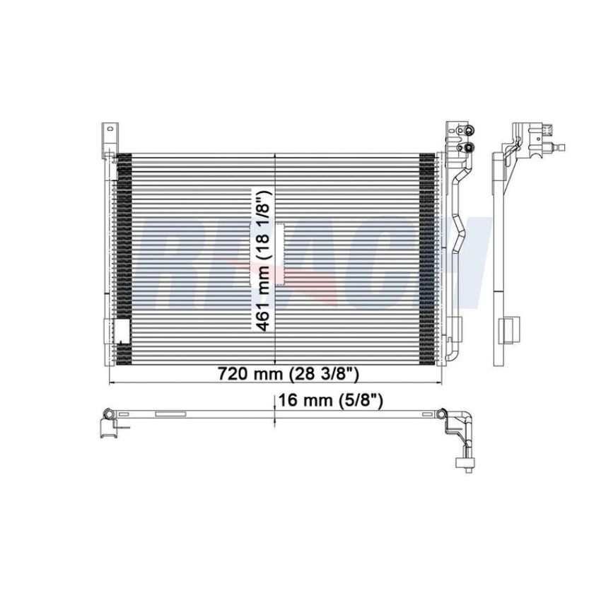 Reach International 31-4011 A/C Condenser
