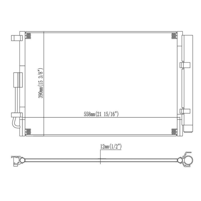 Reach International 31-4103 A/C Condenser
