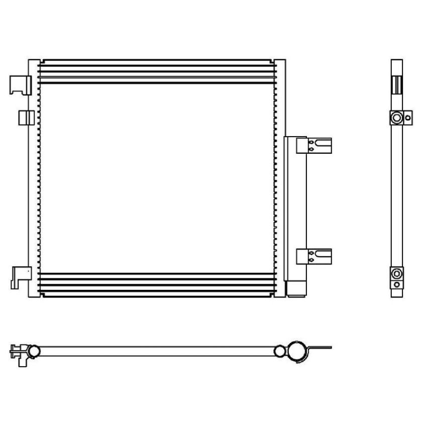 Reach International 31-4184 A/C Condenser