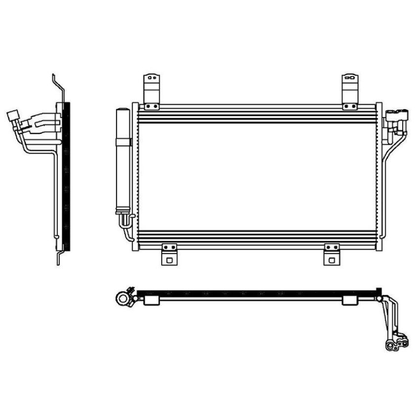 Reach International 31-4189 A/C Condenser