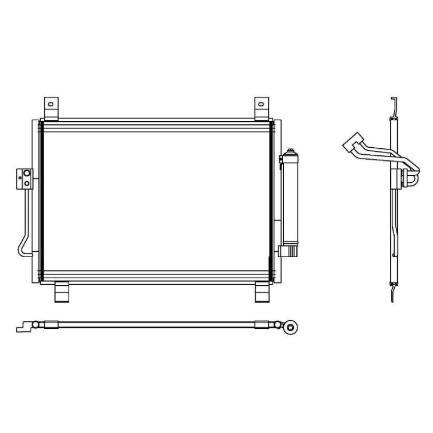 Reach International 31-4201 A/C Condenser