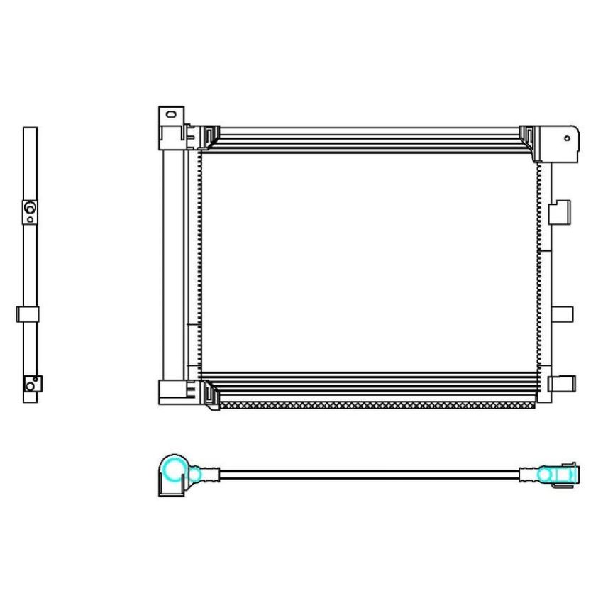 Reach International 31-4230 A/C Condenser