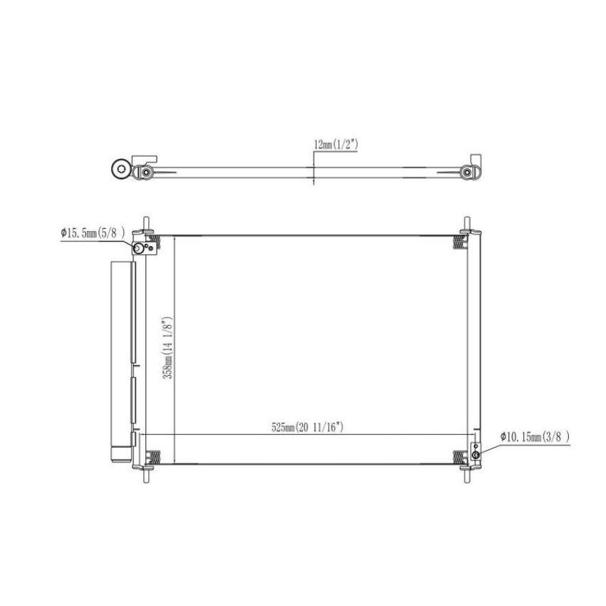 Reach International 31-4250 A/C Condenser
