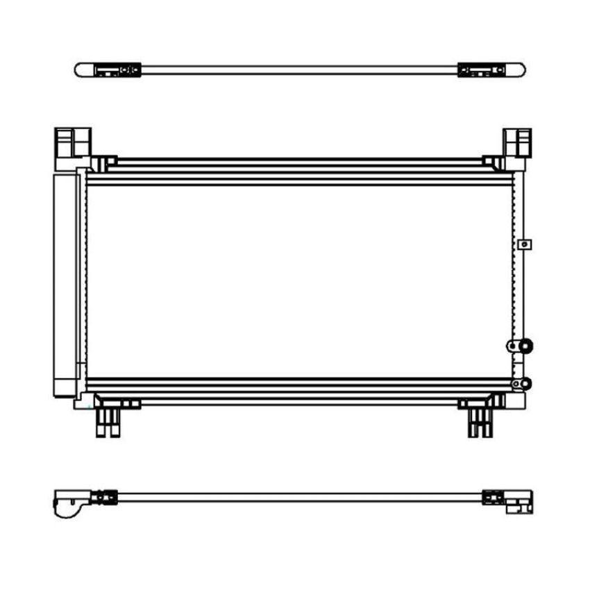 Reach International 31-4254 A/C Condenser