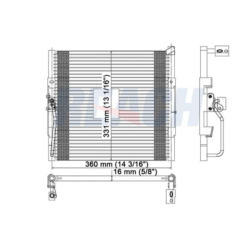 Reach International 31-4365 A/C Condenser
