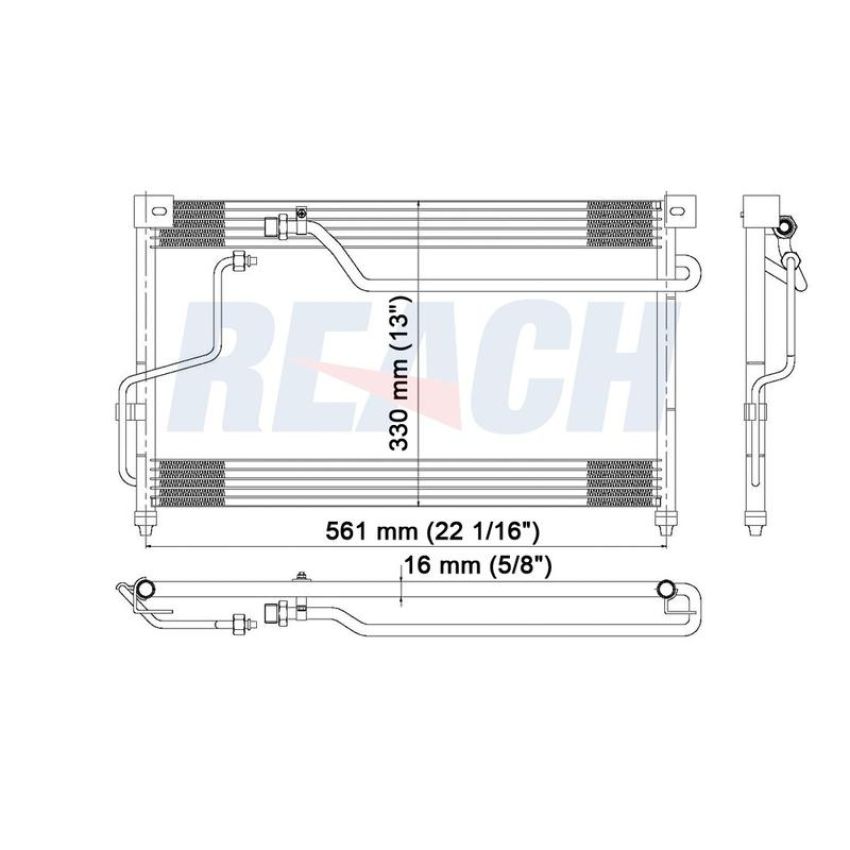 Reach International 31-4414 A/C Condenser