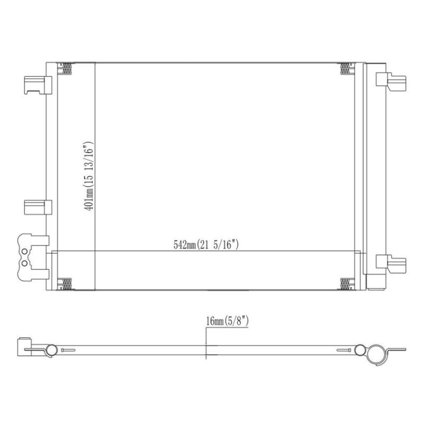 Reach International 31-4440 A/C Condenser