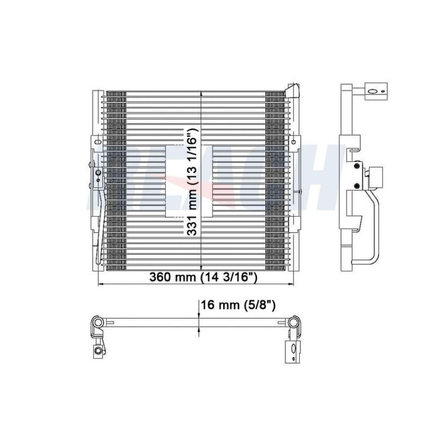 Reach International 31-4540 A/C Condenser