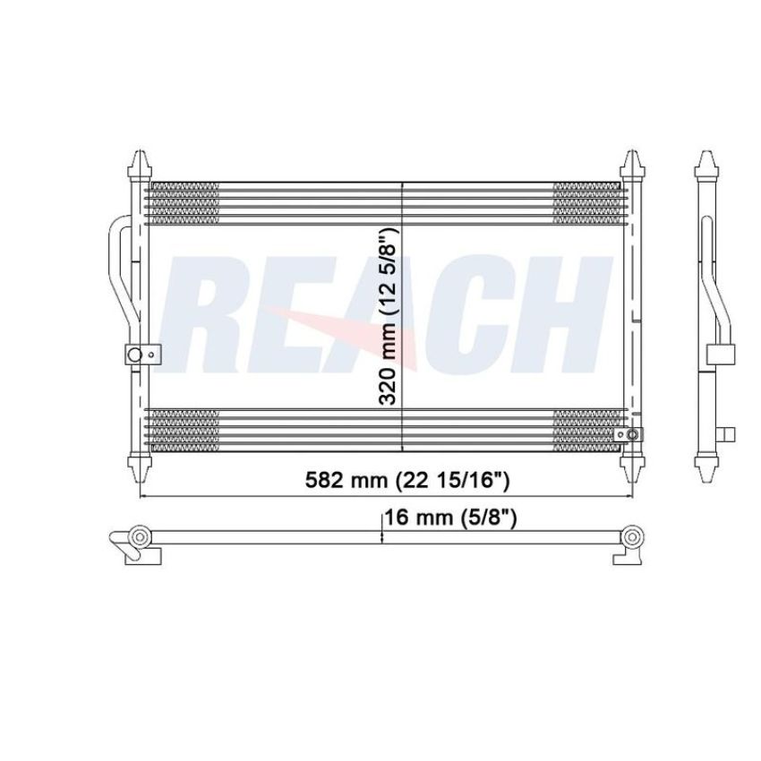 Reach International 31-4562 A/C Condenser