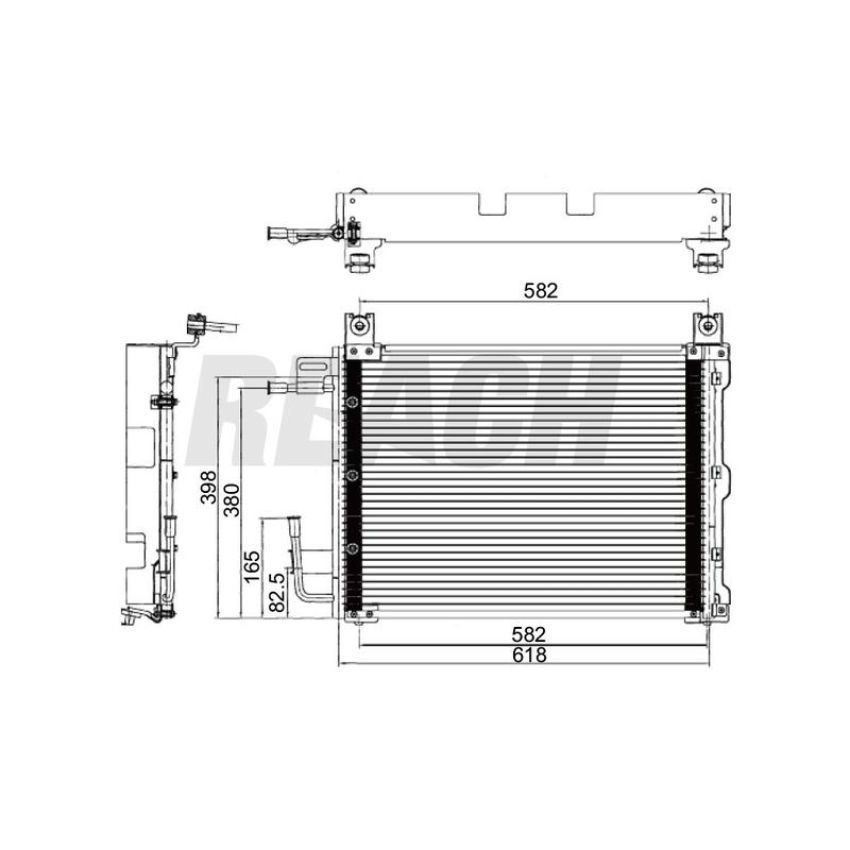 Reach International 31-4580 A/C Condenser