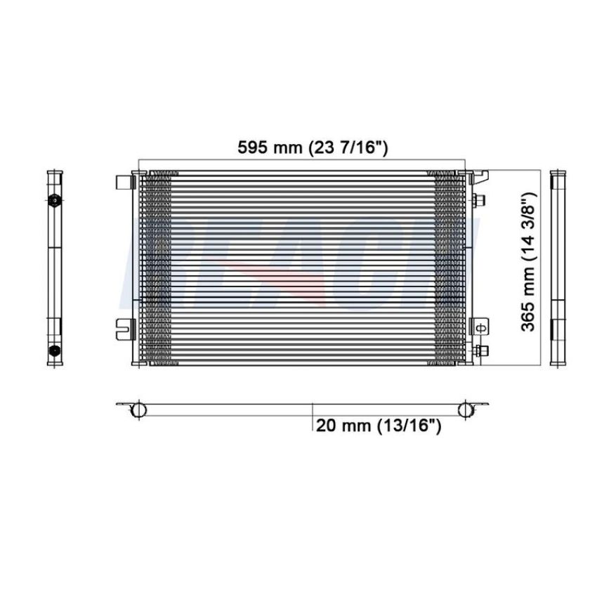 Reach International 31-4586 A/C Condenser