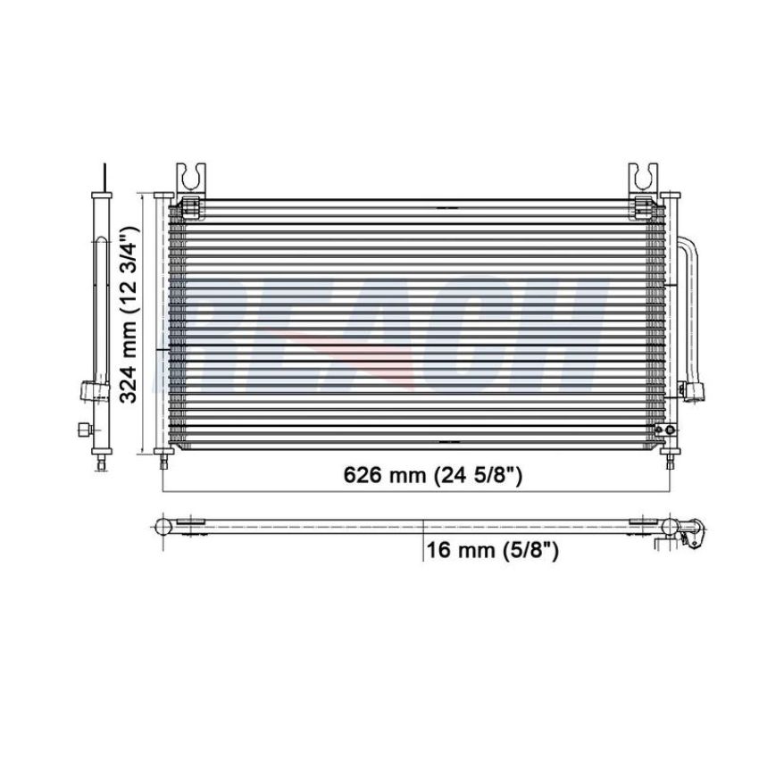 Reach International 31-4604 A/C Condenser